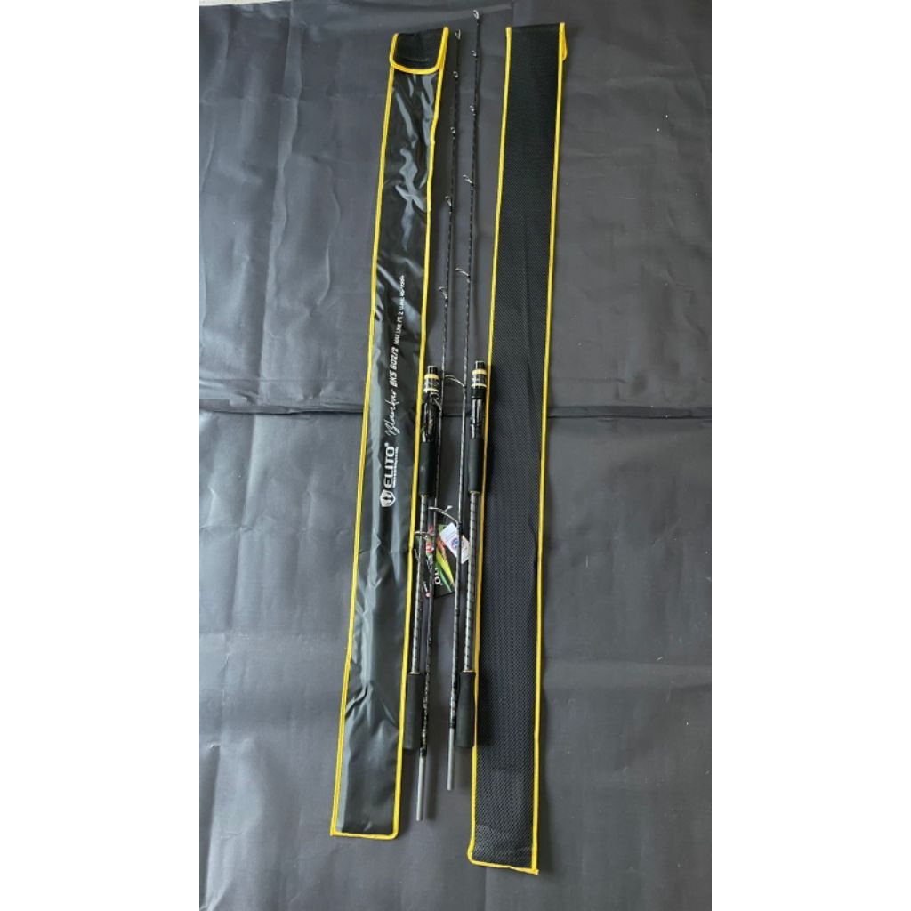 Joran Jigging Elito BLANKAR Ring Guide Full FUJI Hollow carbon Muscle full Xwrap super ringan carbon