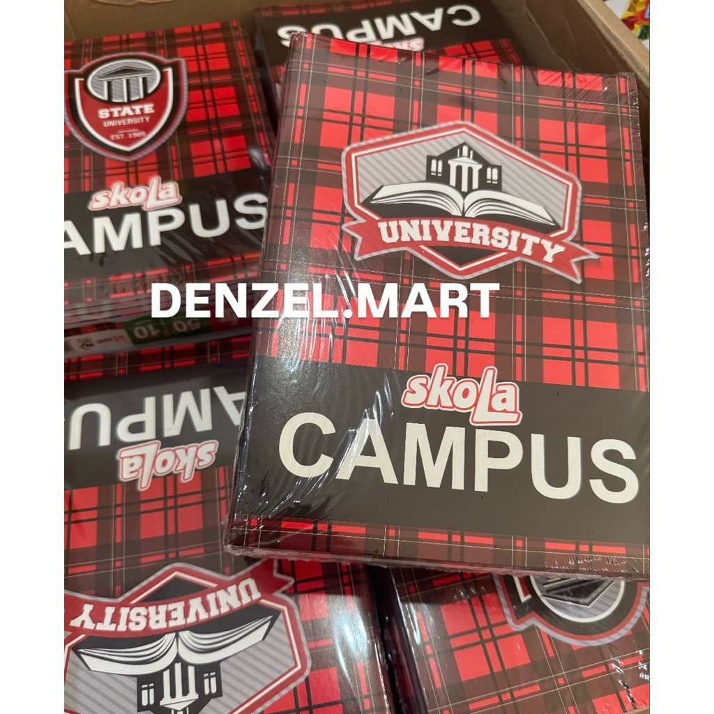 

Buku Tulis Panjang Campus Skola isi 50 lembar 1 pak 10 buku