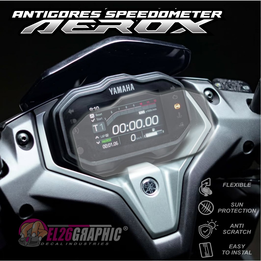 TERBARU STICKER ANTI GORES SPEEDOMETER AEROX - STICKER PELINDUNG SPEEDOMETER AEROX TRANSPARAN
