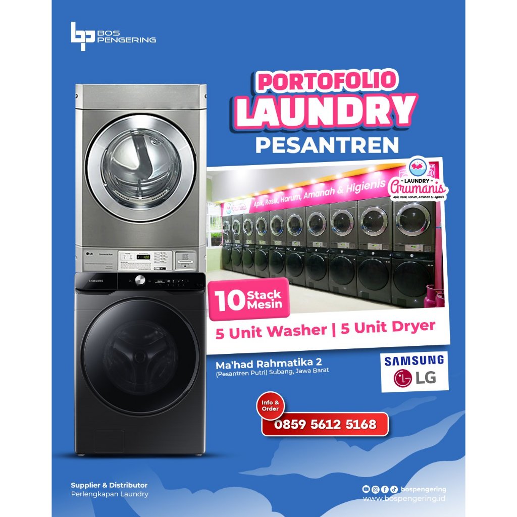 Paket Usaha Laundry Stack Paket Stack Mesin Laundry 5 Stack