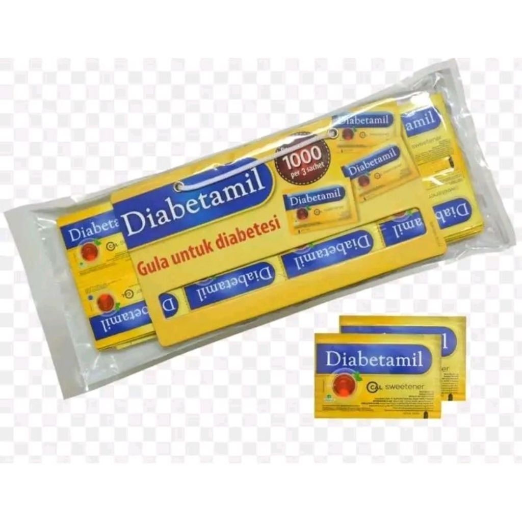 

diabetamil sweetener isi 20pcs/40pcs/80pcs