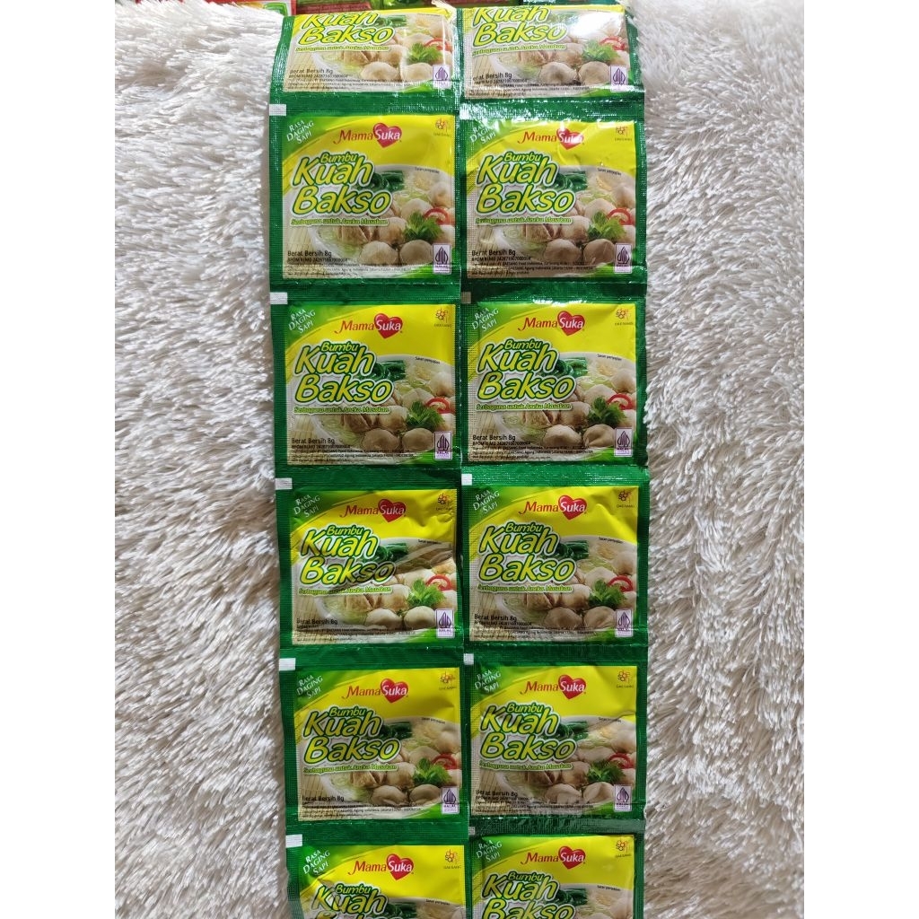 

(1 Paket isi 48 PCS) Mamasuka Bumbu Kuah Bakso / Sop renceng