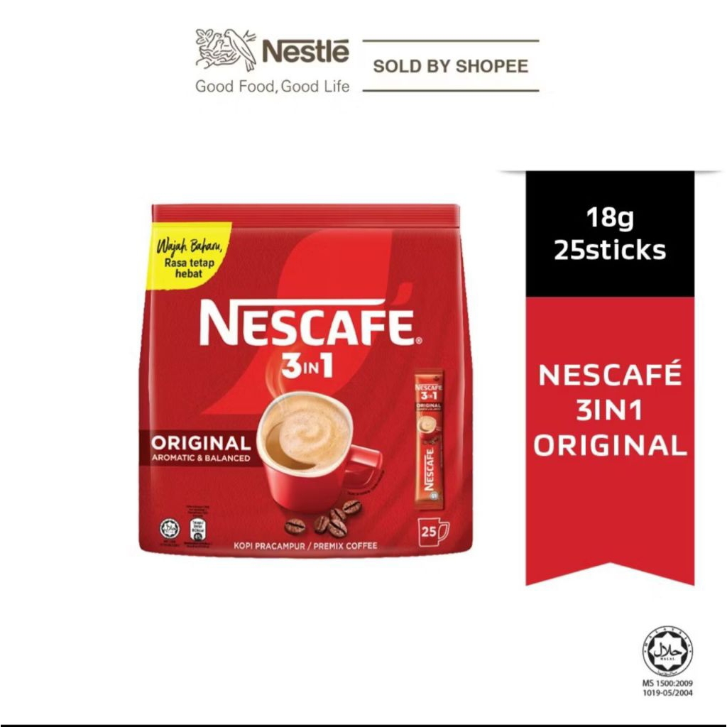 

NESCAFE 3IN1 ORIGINAL INSTANT COFFEE