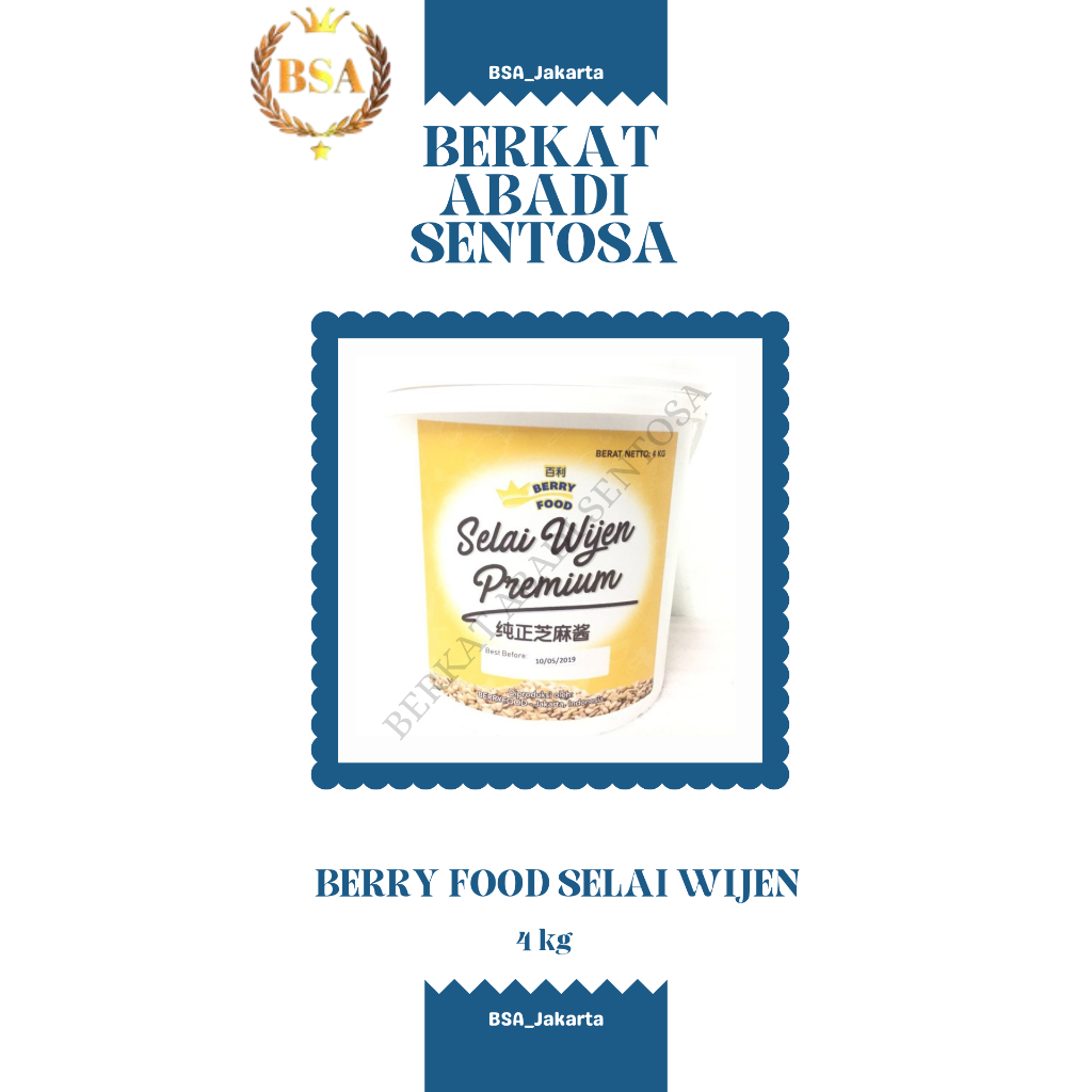 

BERRY FOOD SELAI WIJEN (4 KG)