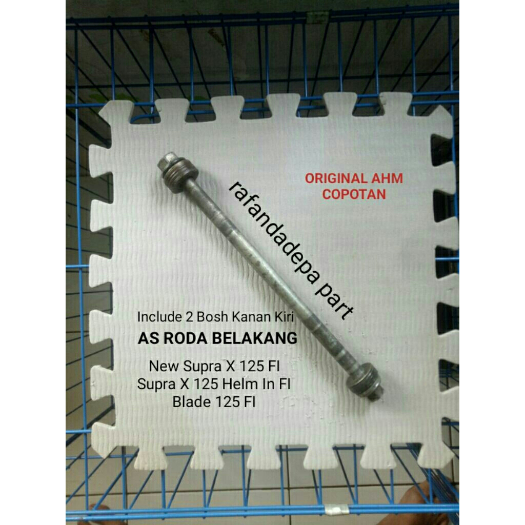 AS RODA BELAKANG NEW SUPRA X 125 FI BLADE 125 FI HELM IN FI ORIGINAL