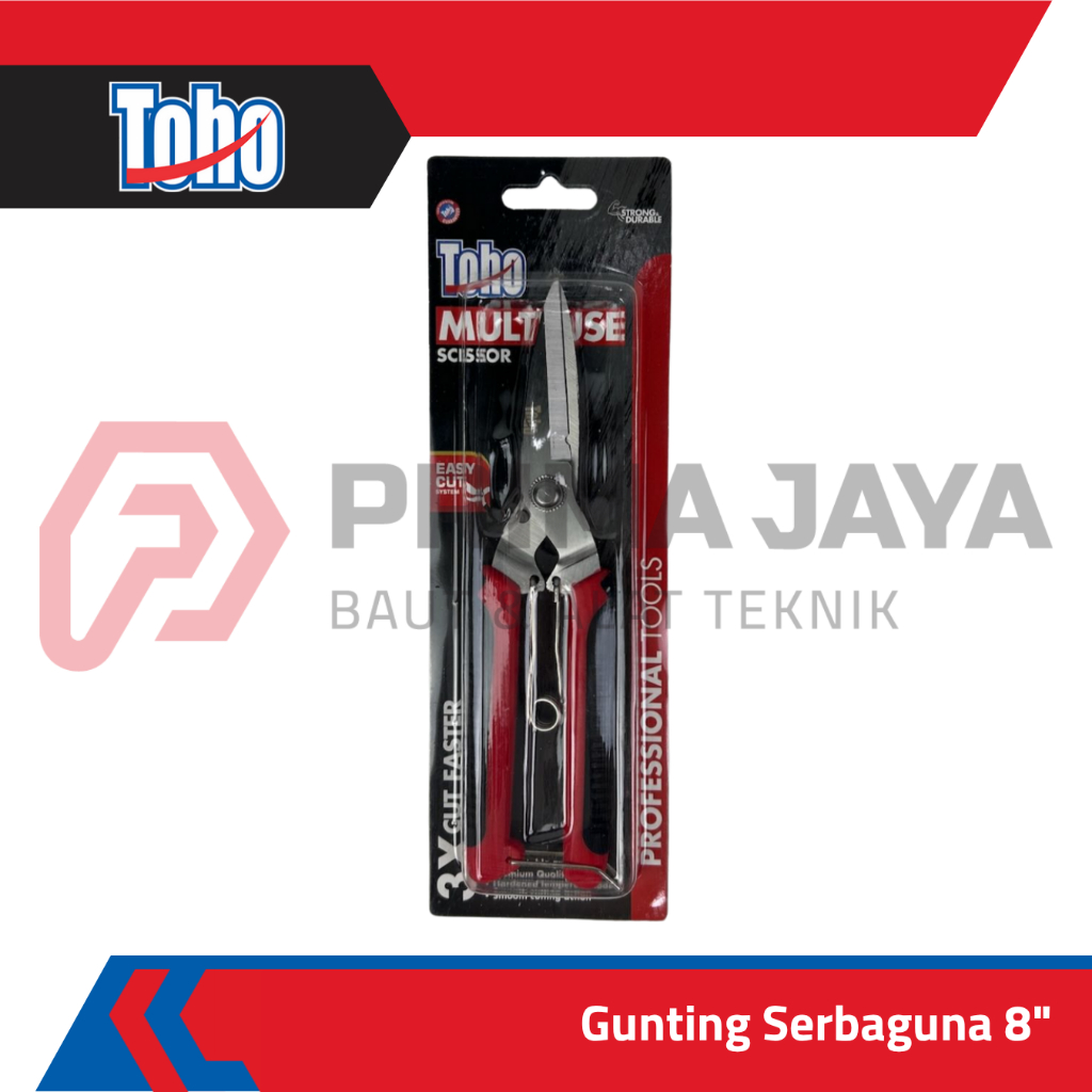 

GUNTING SERBAGUNA / MULTIUSE SCISSOR / GUNTING TEKNIK 8” TOHO