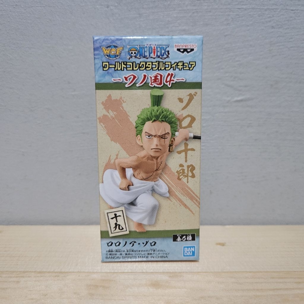 WCF One Piece Roronoa Zoro Wano Country 4 Original Asver MISB
