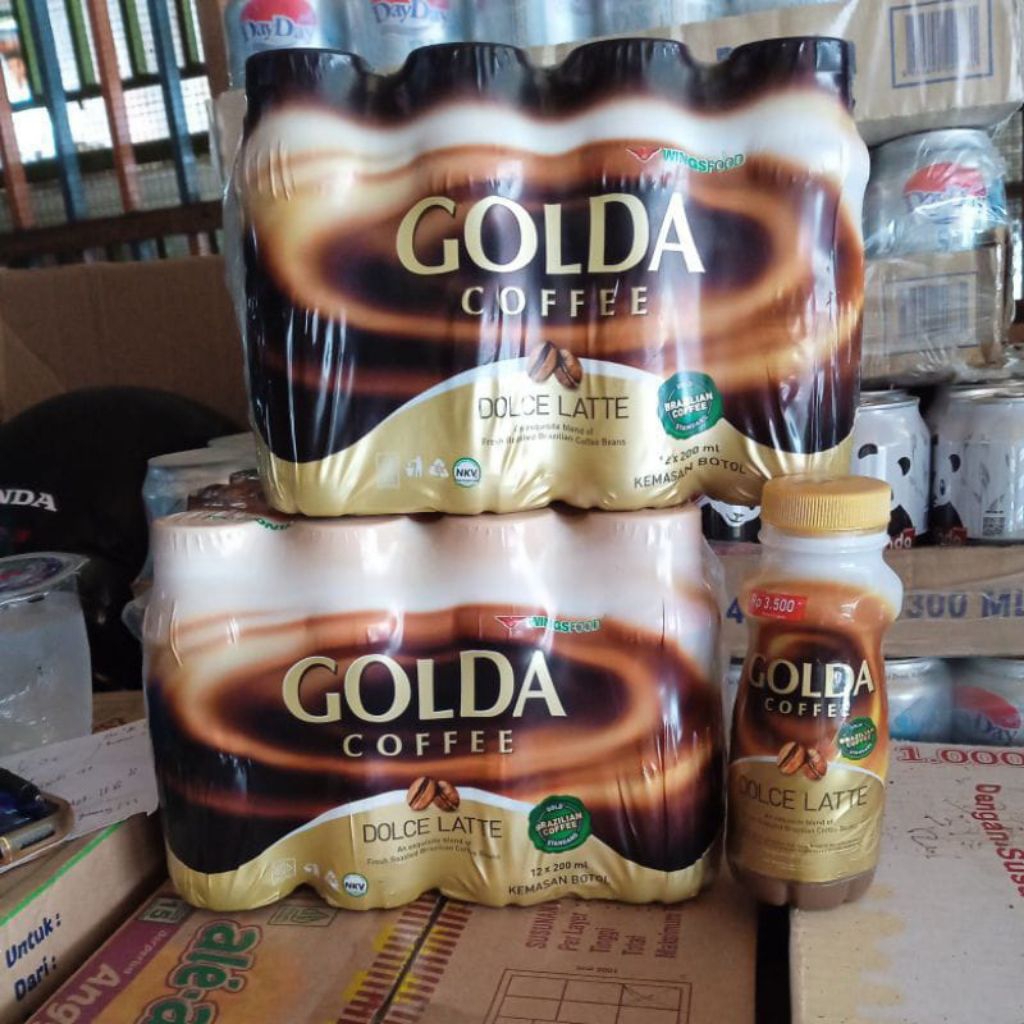 

minuman golda 200ml isi12