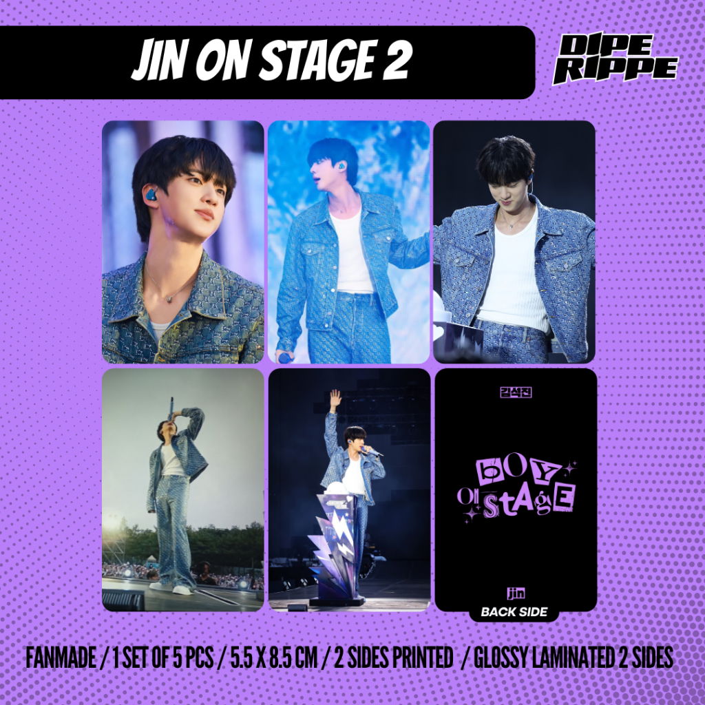 BANGTAN JIN ON STAGE RUN JIN TOUR