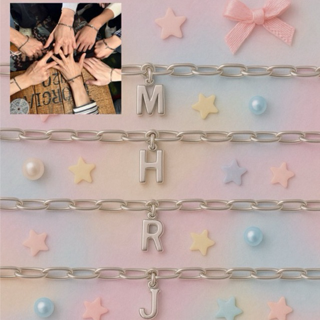 Gelang Huruf Inisial Custom Bracelet