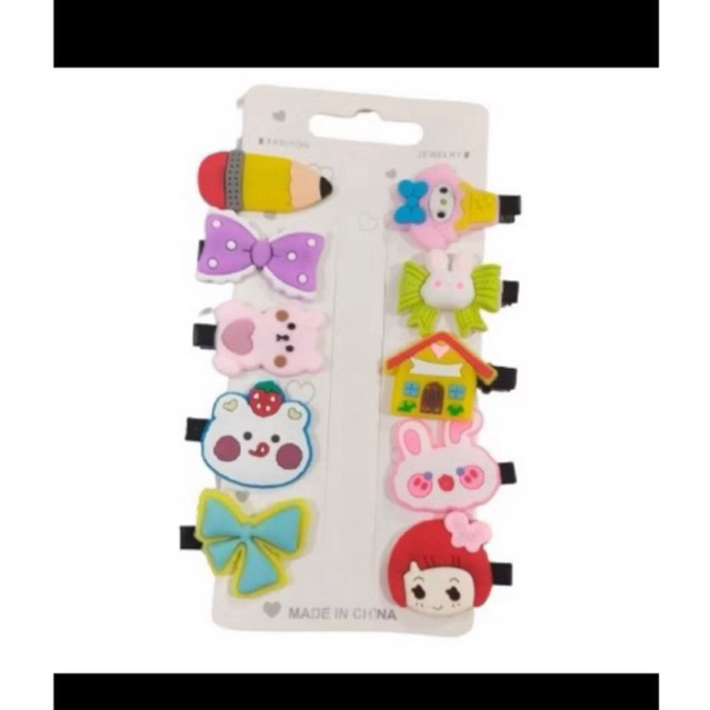 Jepitan Rambut Lucu isi 10