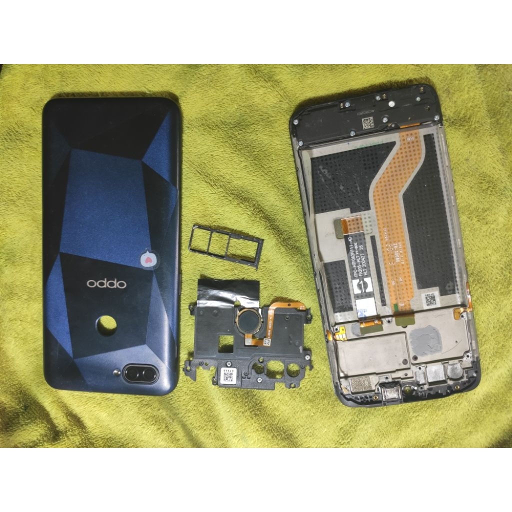 Part Oppo A12 Lcd Backdoor Flexible Kamera board Charger Ori Copotan