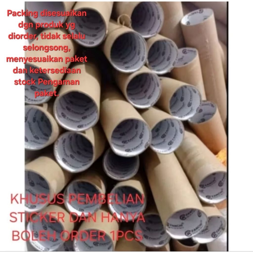 

Selongsong pengaman paket Sticker panjang 50cm - 60cm Safety Packing