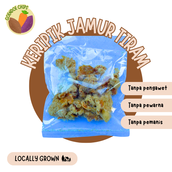 

Keripik Jamur Tiram 100 Gr Goendoe Chips - Cemilan Khas Batu Malang