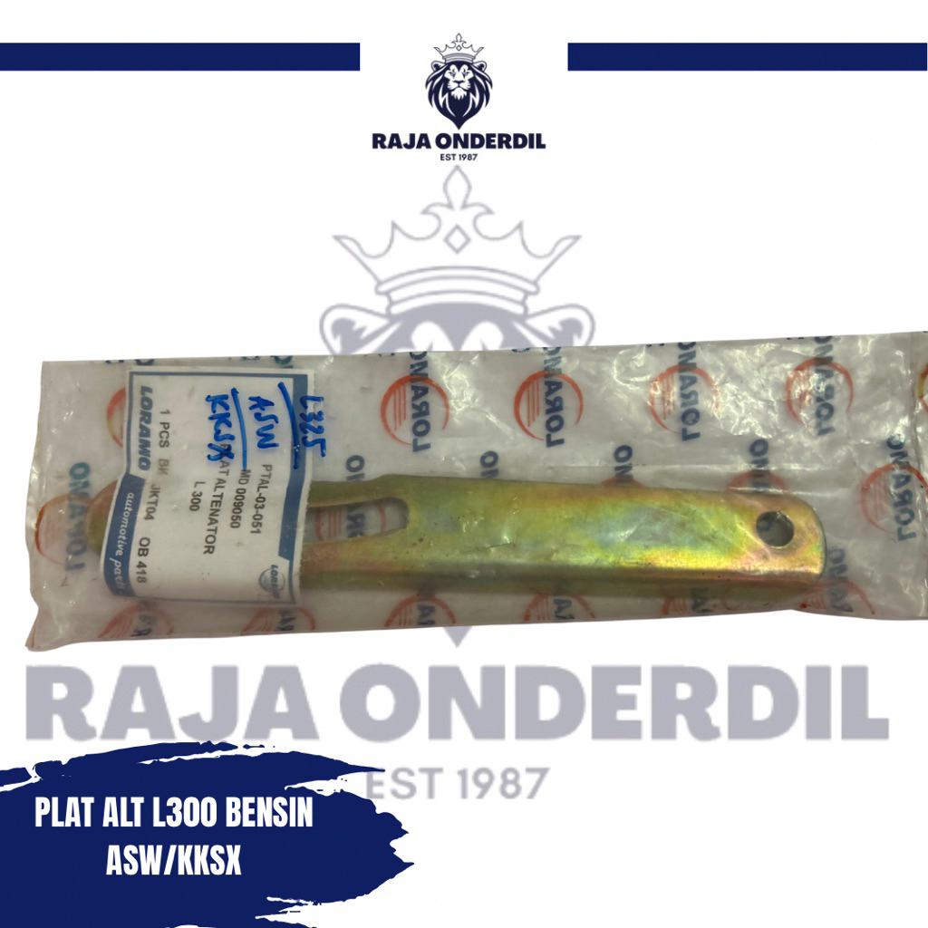 PLAT ALTERNATOR L300 BENSIN STELAN FAN BELT DINAMO AMPER SETELAN