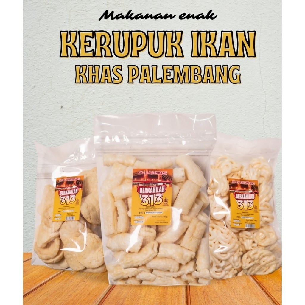 

Kerupuk ikan khas Palembang