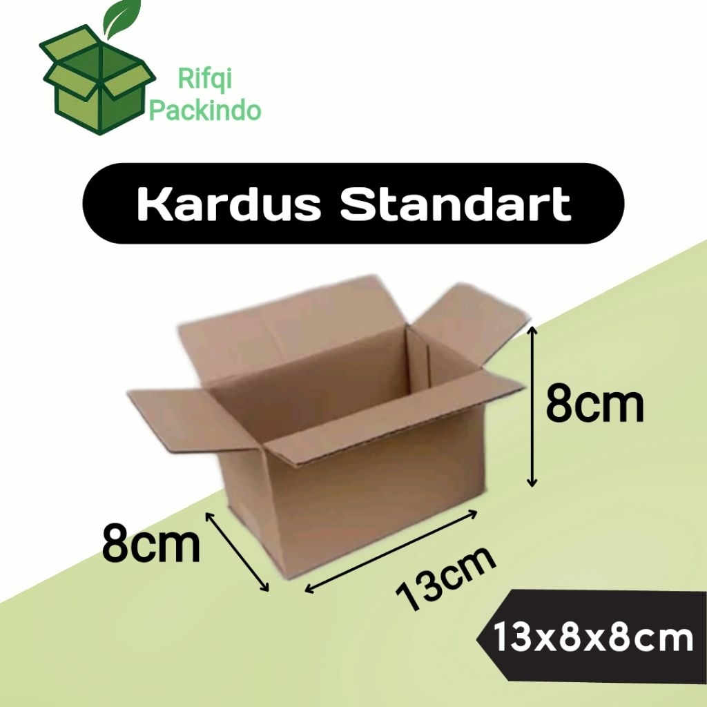 

Kardus Standart Polos Ukuran 13x8x8cm / Dus Standart / Box Standart / Kotak Standart / Karton