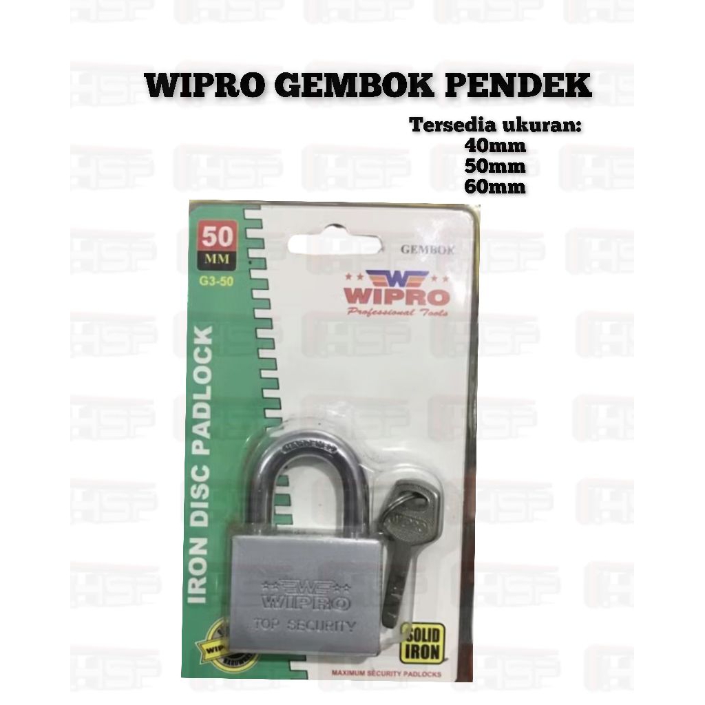 WIPRO GEMBOK PAGAR PENDEK WIPRO ANTI MALING