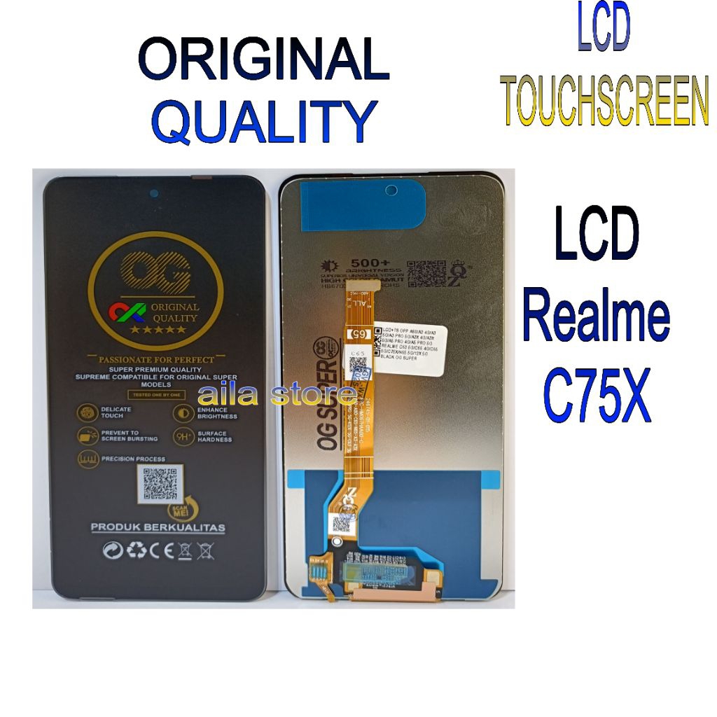 LCD TOUCHSCREEN REALME C75X ORIGINAL QUALITY FULL SET