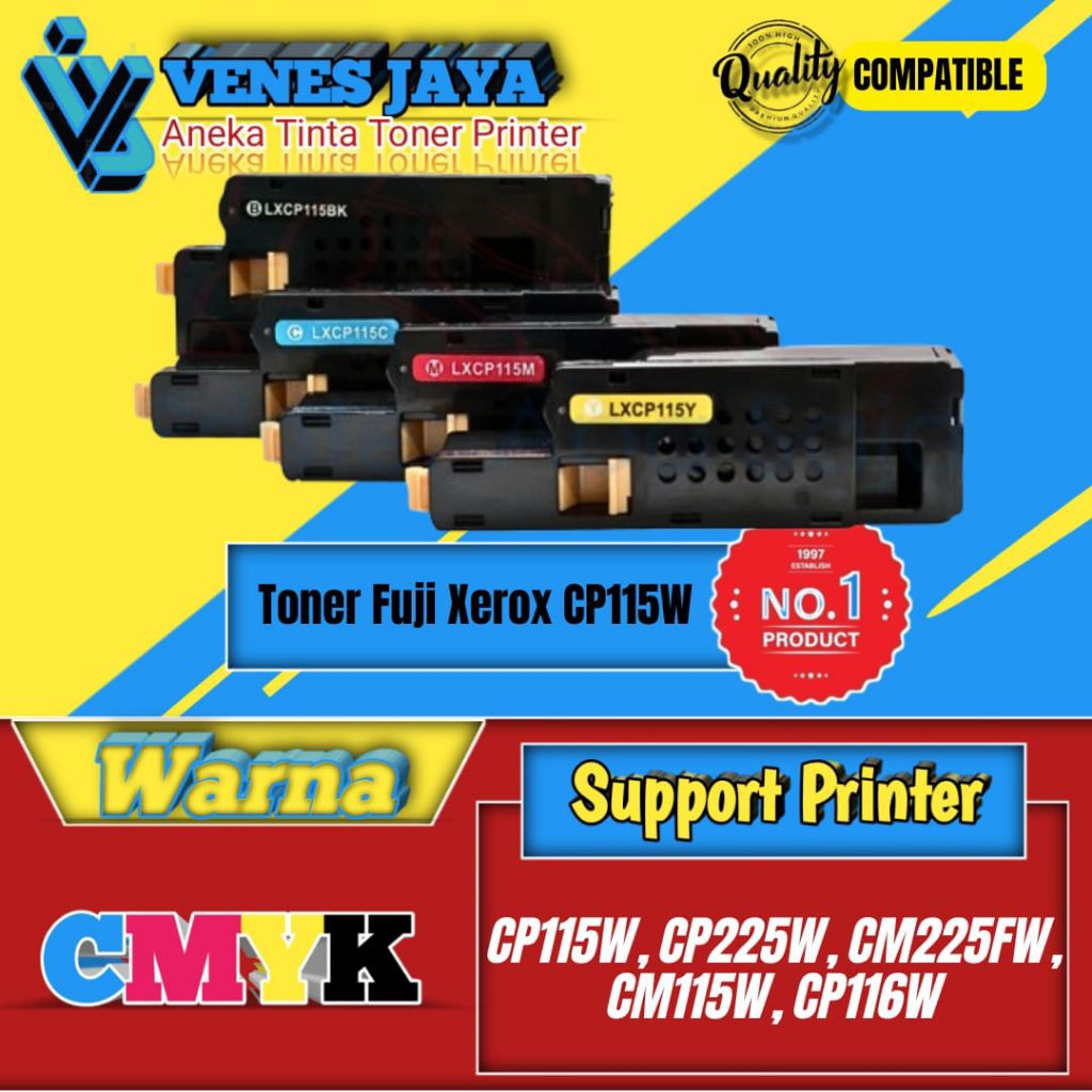 Cartridge toner compatible Fuji Xerox CP115W Printer Fuji Xerox CP115W, CP225W, CM225FW, CM115W