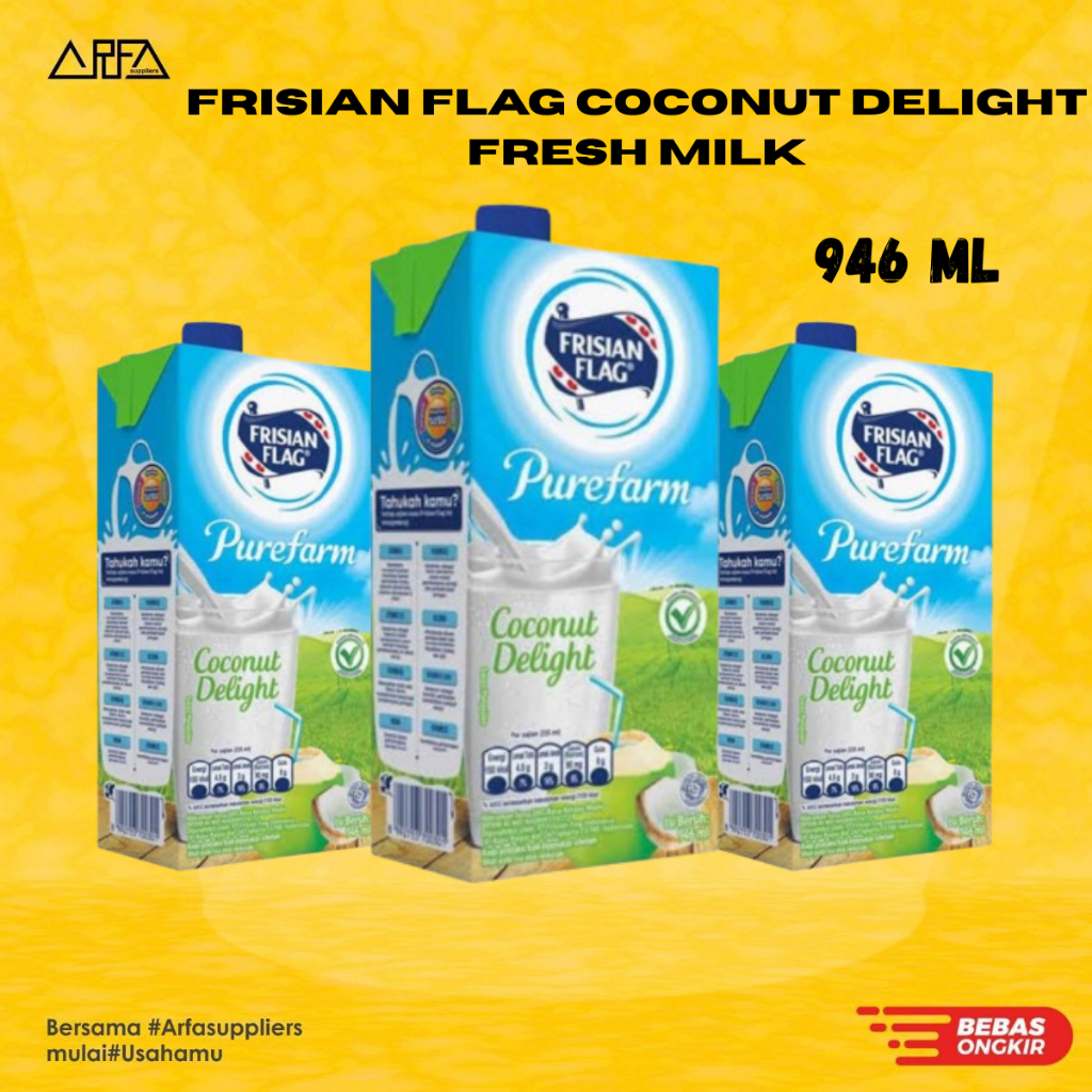 

Frisian Flag Coconut Delight Fresh Milk 946 ml