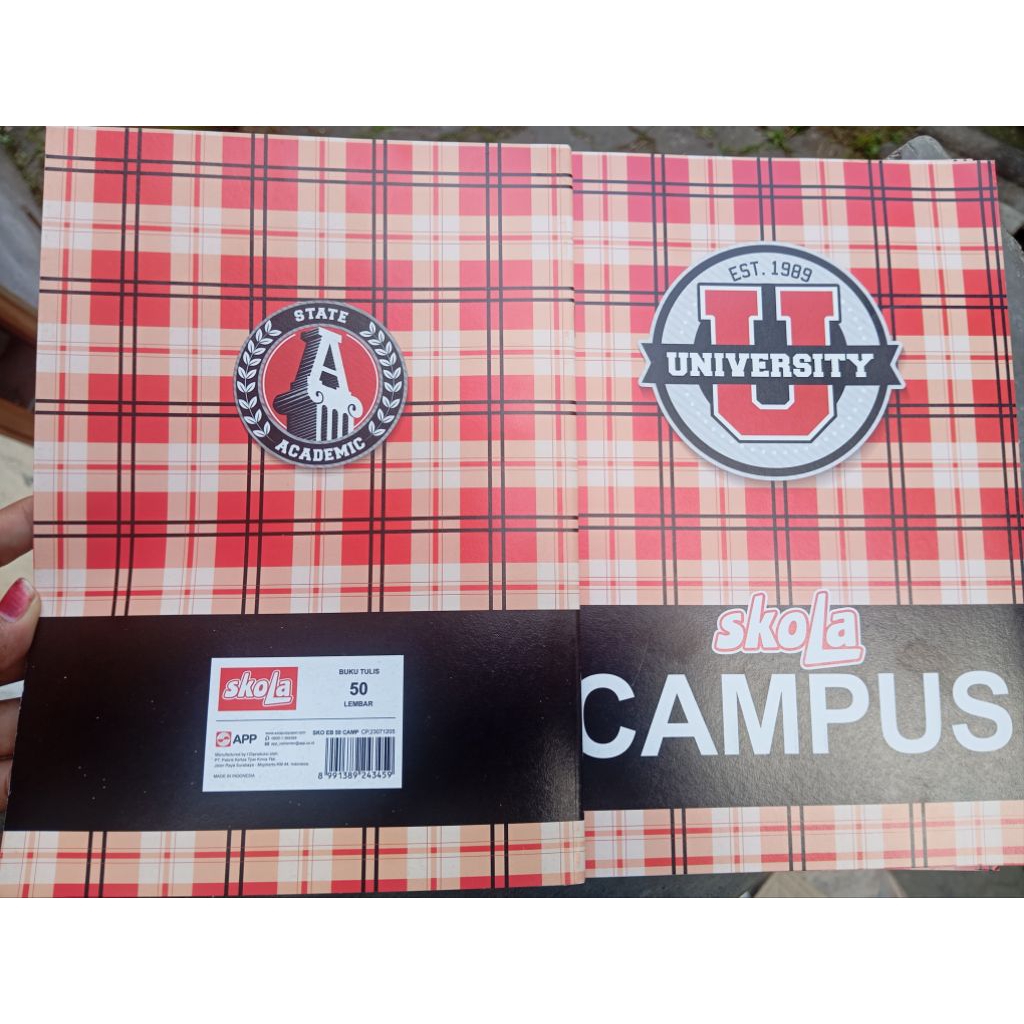 

Buku tulis kampus skola ukuran bigbos ecer 1pcs 50 lembar