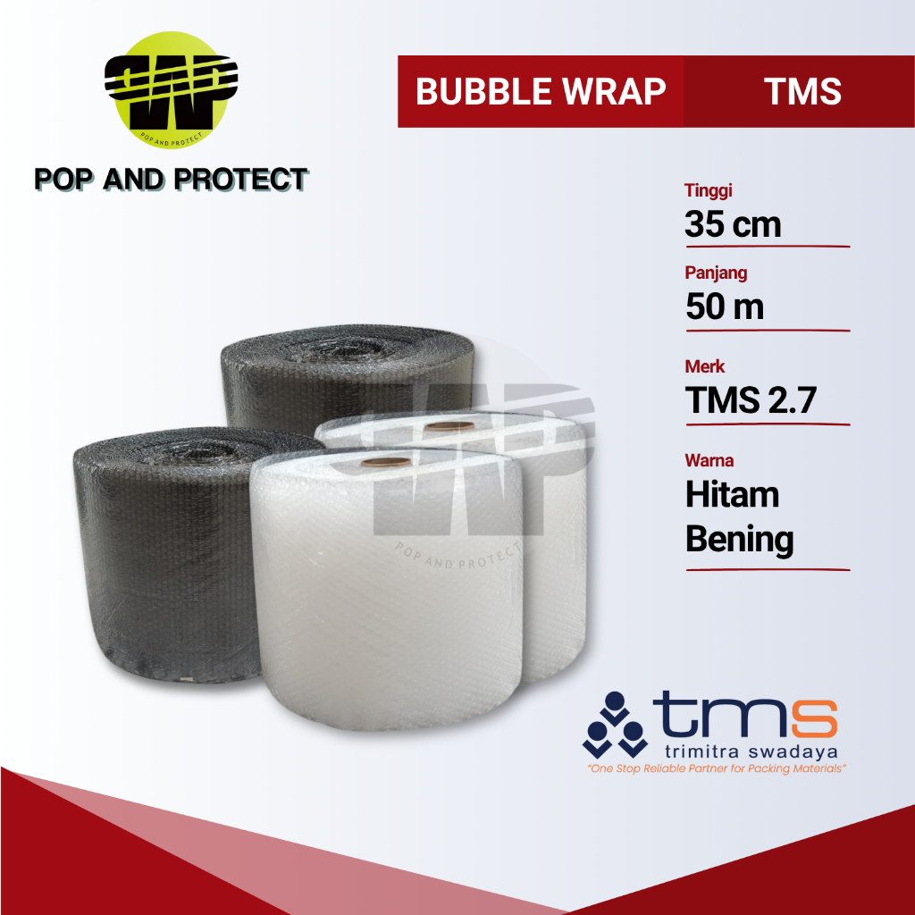 

Siap Kirim! bubble wrap tebal/ buble wrap potongan 35cm x 50m Premium