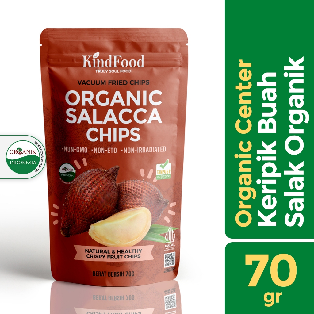 

Organic Center - Salacca Chips 70gr - Keripik Salak - Snack Sehat