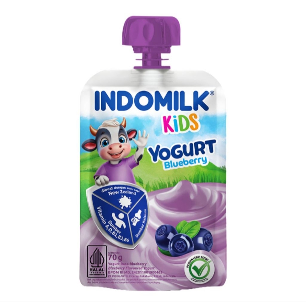 

Indomilk Kids Yogurt Rasa Bluberi 70g