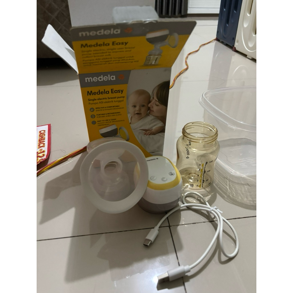 Medela Easy Electric Single | pompa asi breast pumping corong