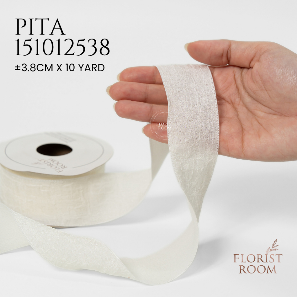 

Pita 151012538 ±3.8cm x 10yard - Ribbon - Wedding - Gift - Hamper