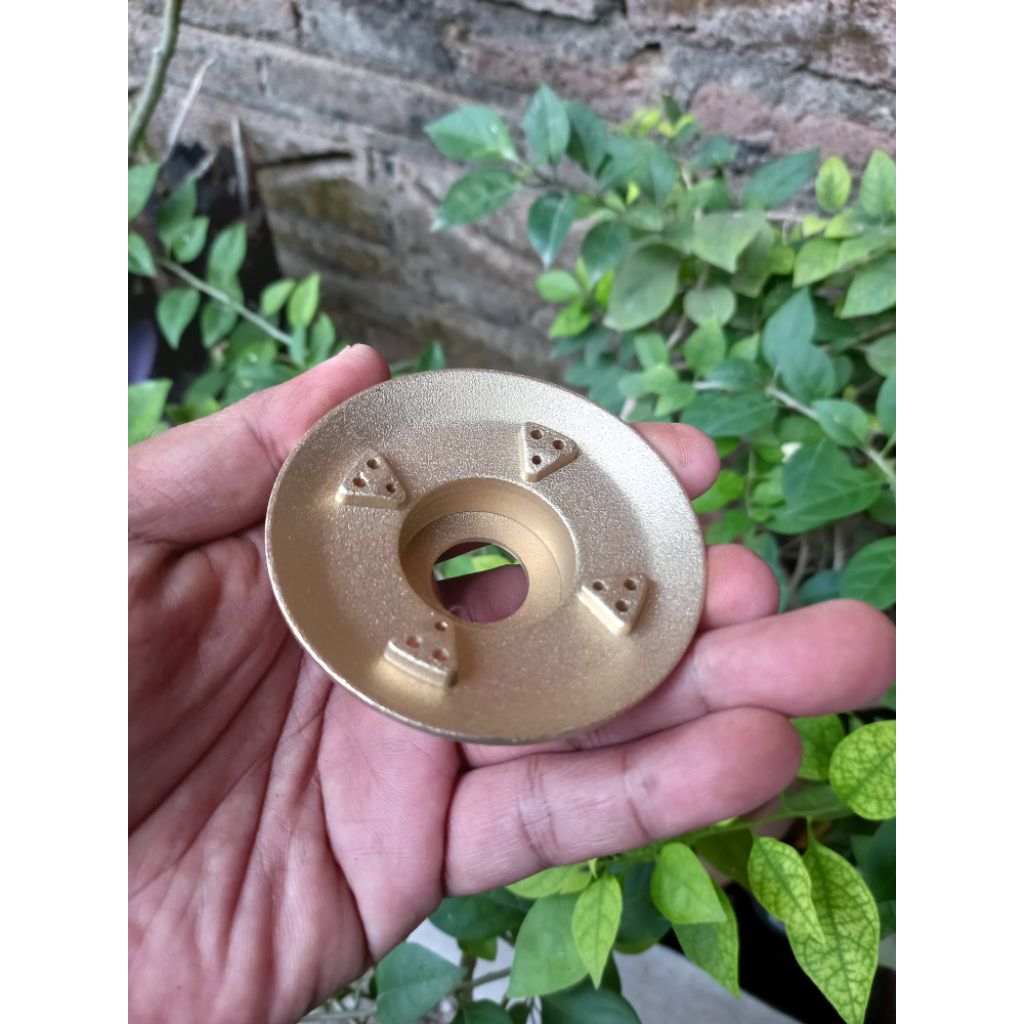 burner sumbu tungku mangkok mawar kuningan kompor gas rinnai asli 100% original