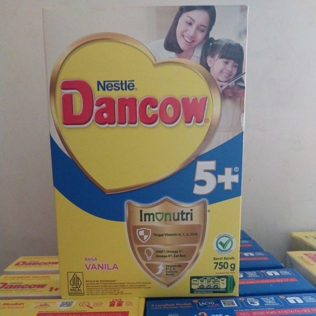 

Dancow 5+ Vanila / Madu Susu Anak 5-12 tahun box 750g