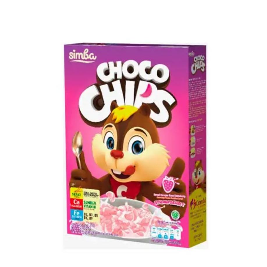 

Simba choco chips Cereal Strawberry 170 Gram