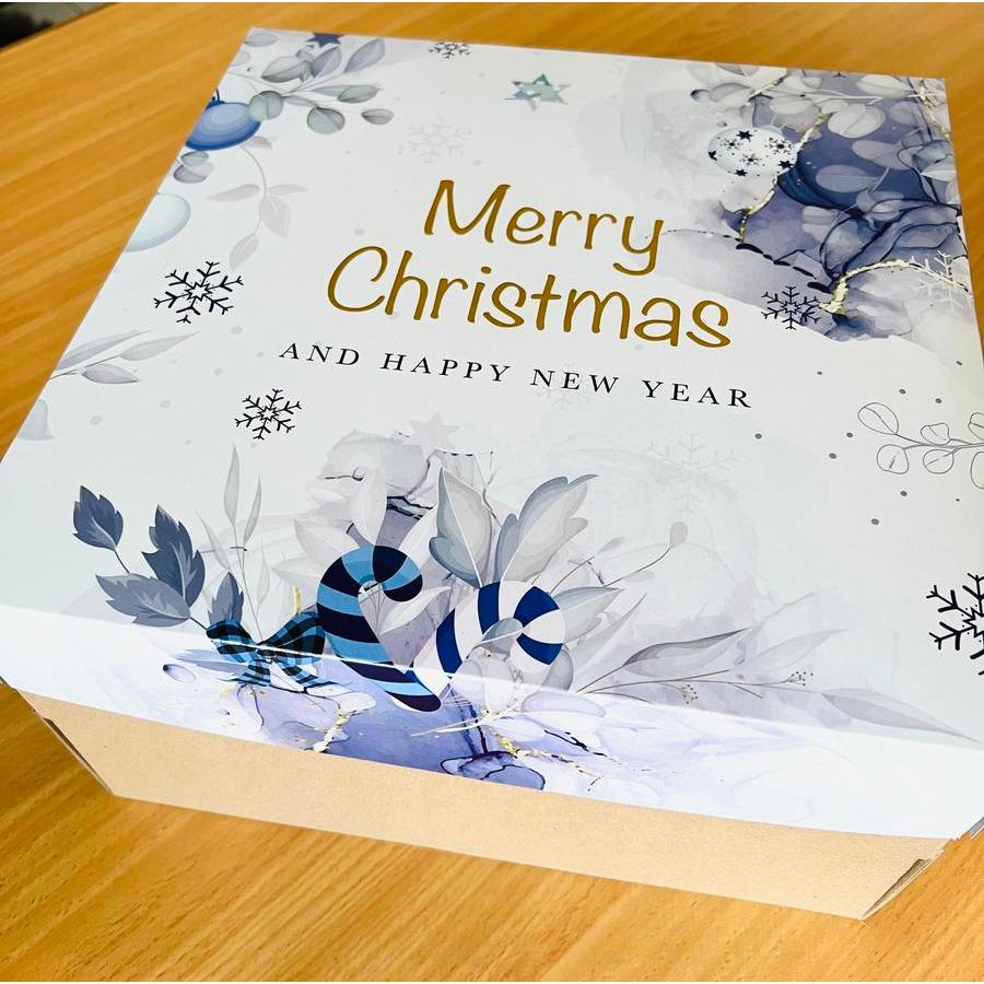 

Dus kue natal edisi purple box roti and cake christmas ukuran 30