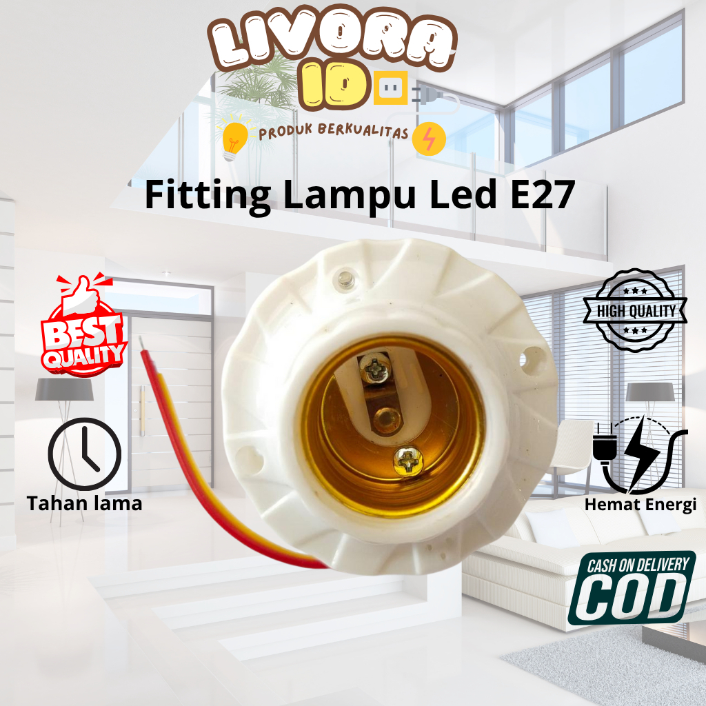 Fitting Lampu Led E27 Dengan Sensor Suara Otomatis - Fitting Lampu Sensor Gerak
