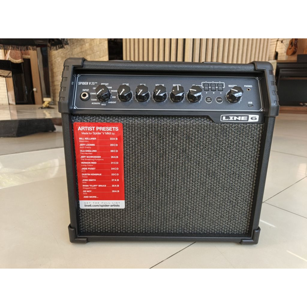 Gitar Amplifier Line 6 Spider V 20 MKII SpiderV20MKII Spider V20 MKII