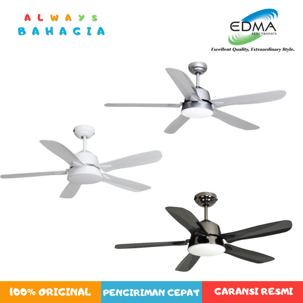 MT. EDMA STUDIO 56" Kipas Angin Dekorasi Gantung Dengan Remote