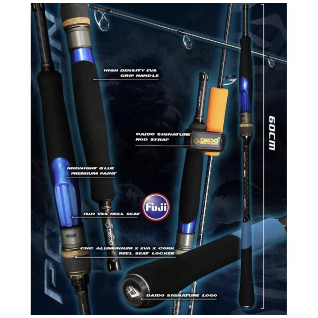 Joran Jigging Daido Poseidon Mackarel 612