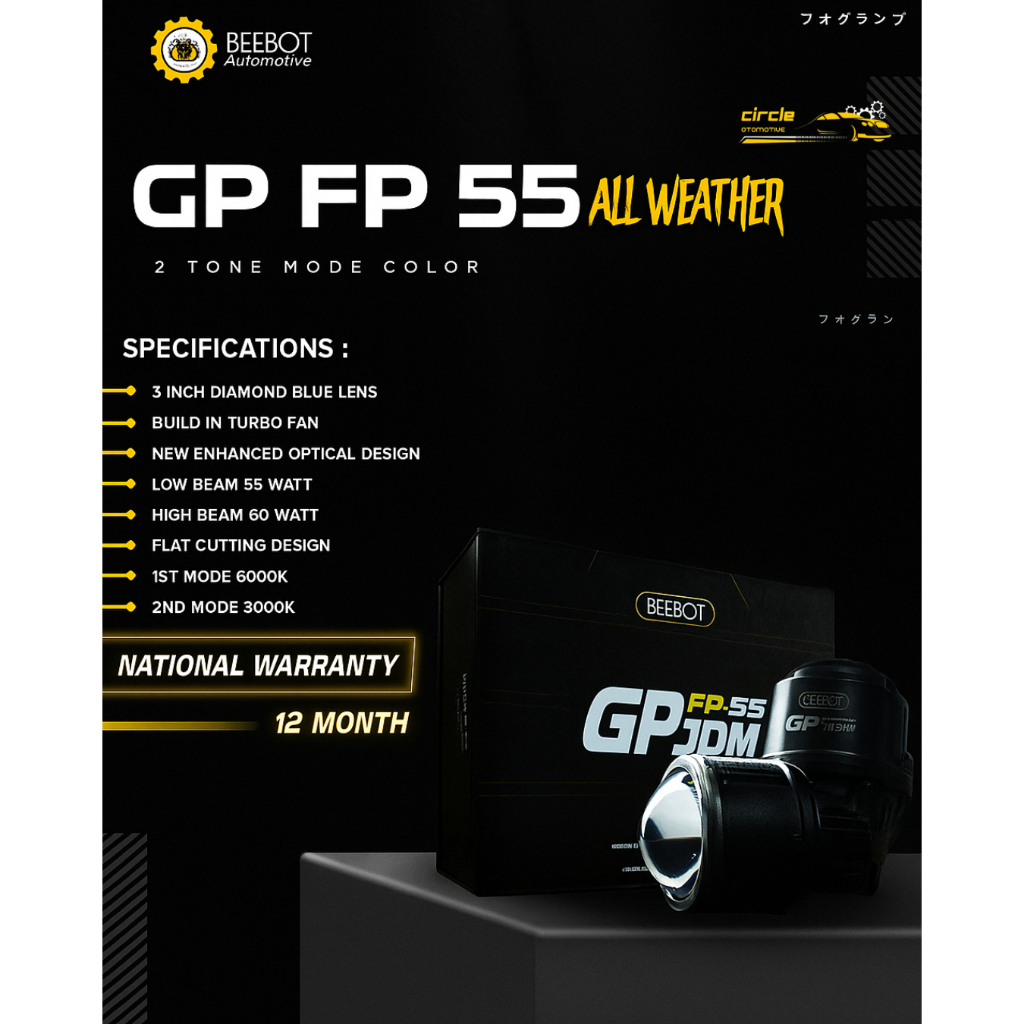 BEEBOT FOGLAMP GP FP 55 ALL WEATHER