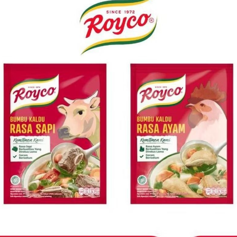 

Royco Bumbu Kaldu - Royco Garam Beryodium | Royco Ayam | Royco Sapi