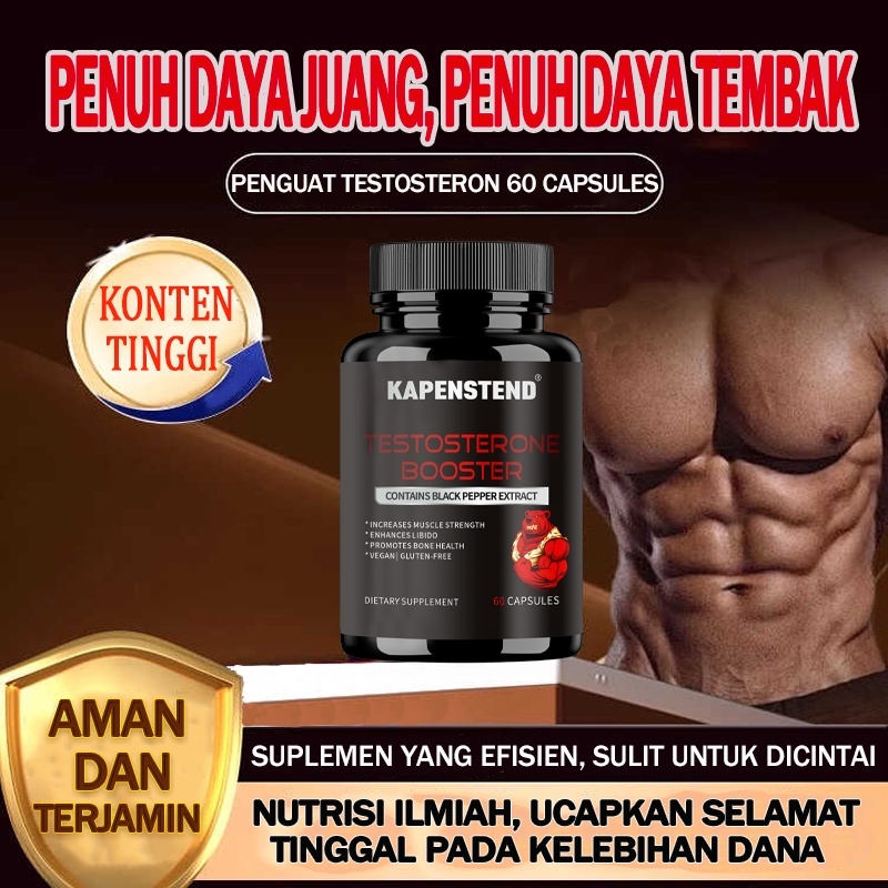 Testosteron boosters  pemulihan otot yang sehat  hormon testosteron pria ManSuplemen  60 Kapsul