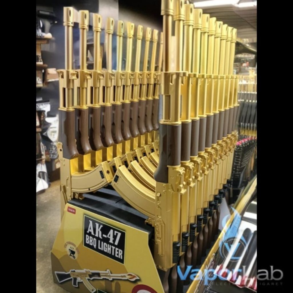 korek api pemantik kompor bbq refillable gas candle Lighter model pistol senapan panjang unik