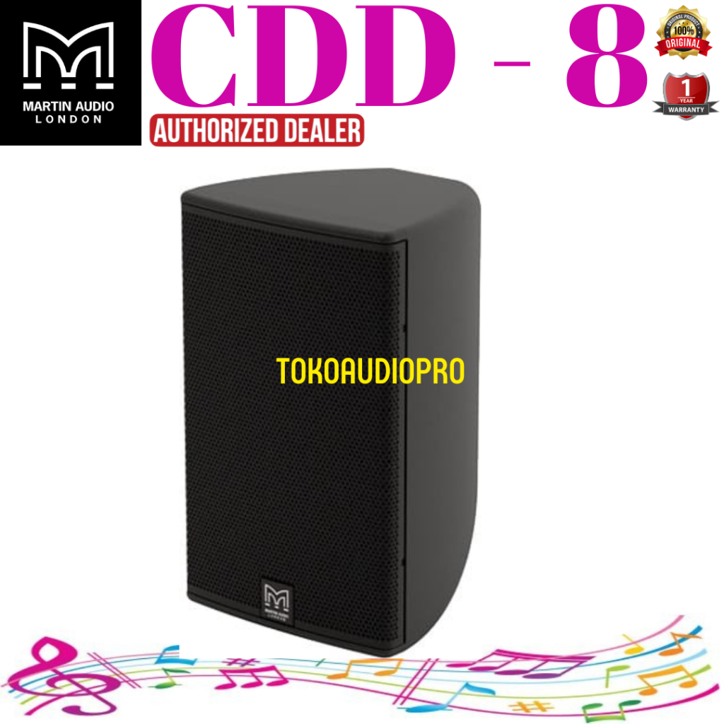 Speaker Martin Audio CDD8 8"Speaker Pasif Coaxial Martin Audio CDD-8