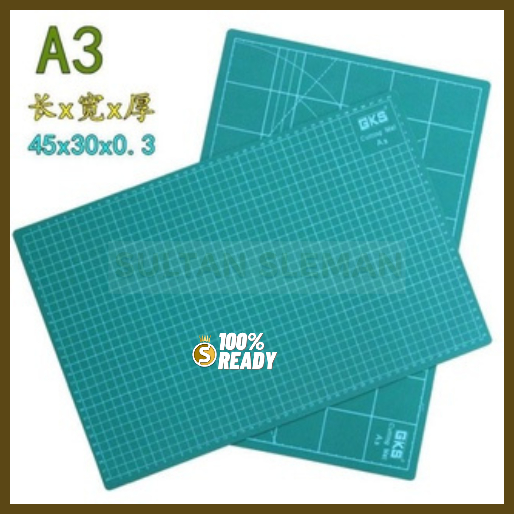 

Cutting Mat Telanan Alas Masak 45 x 30cm - Hijau / Cutting Pad / Alas Potong Work Cutting Mat Pad