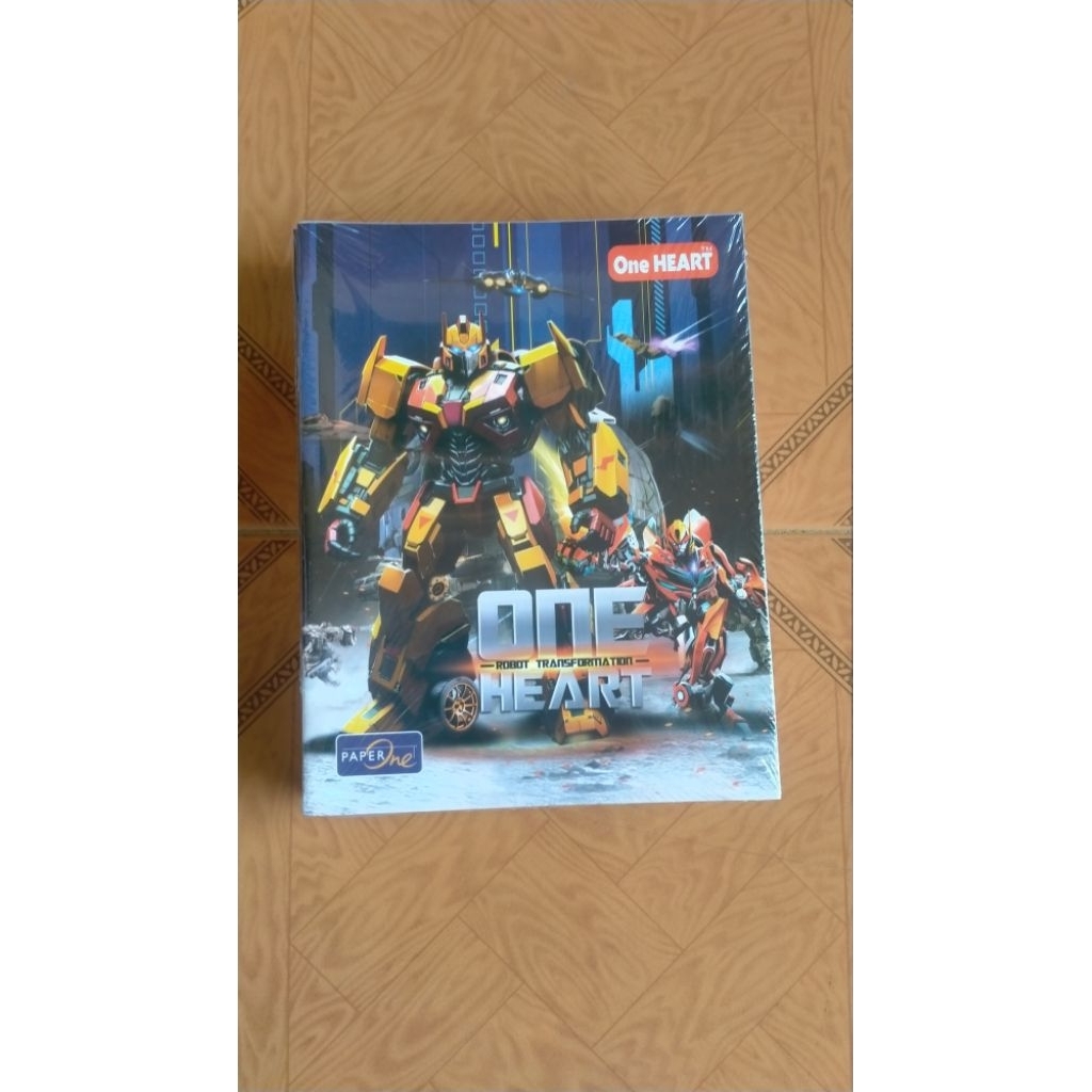 

BUKU TULIS ONE HEART 38 LEMBAR ISI 10 BUKU (ROBOT-LEGEND)