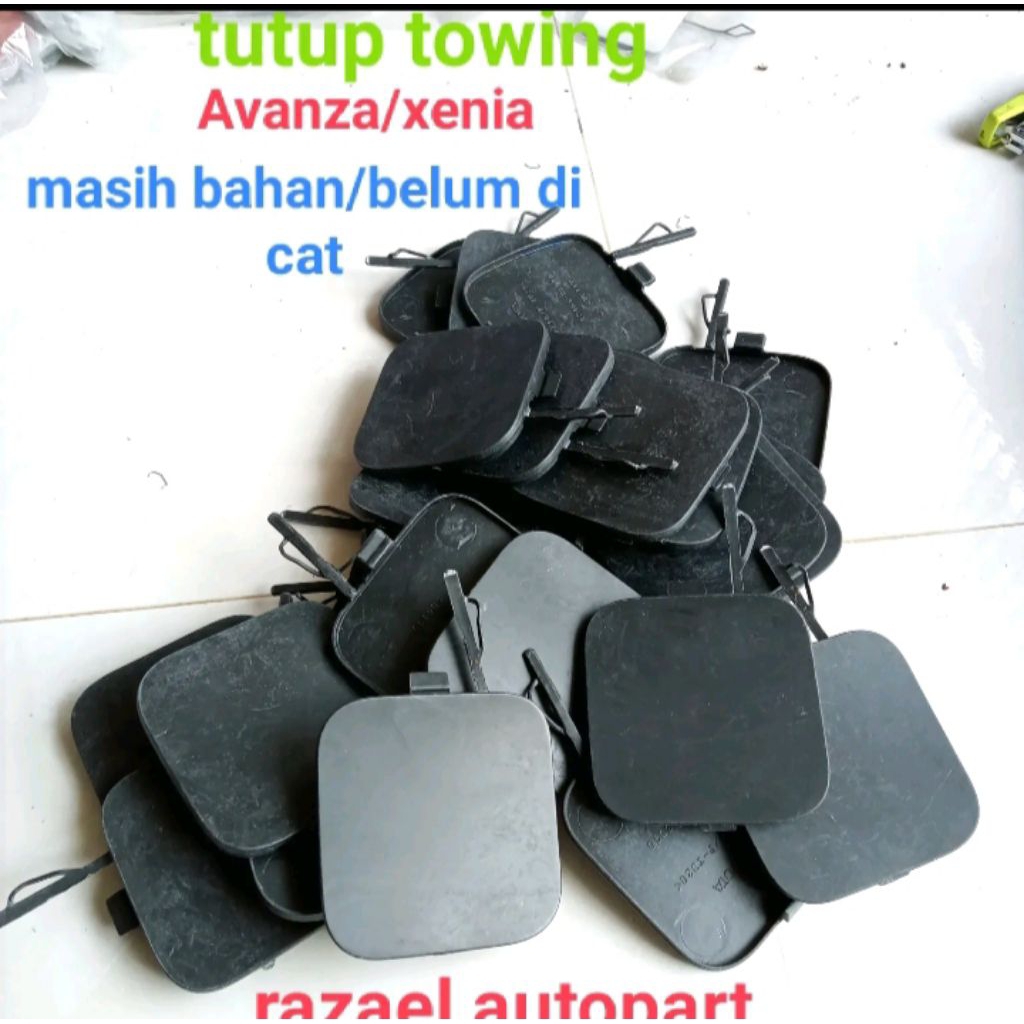 tutup derek towing belakang Avanza Xenia 2012-2019 bahan belum di cat