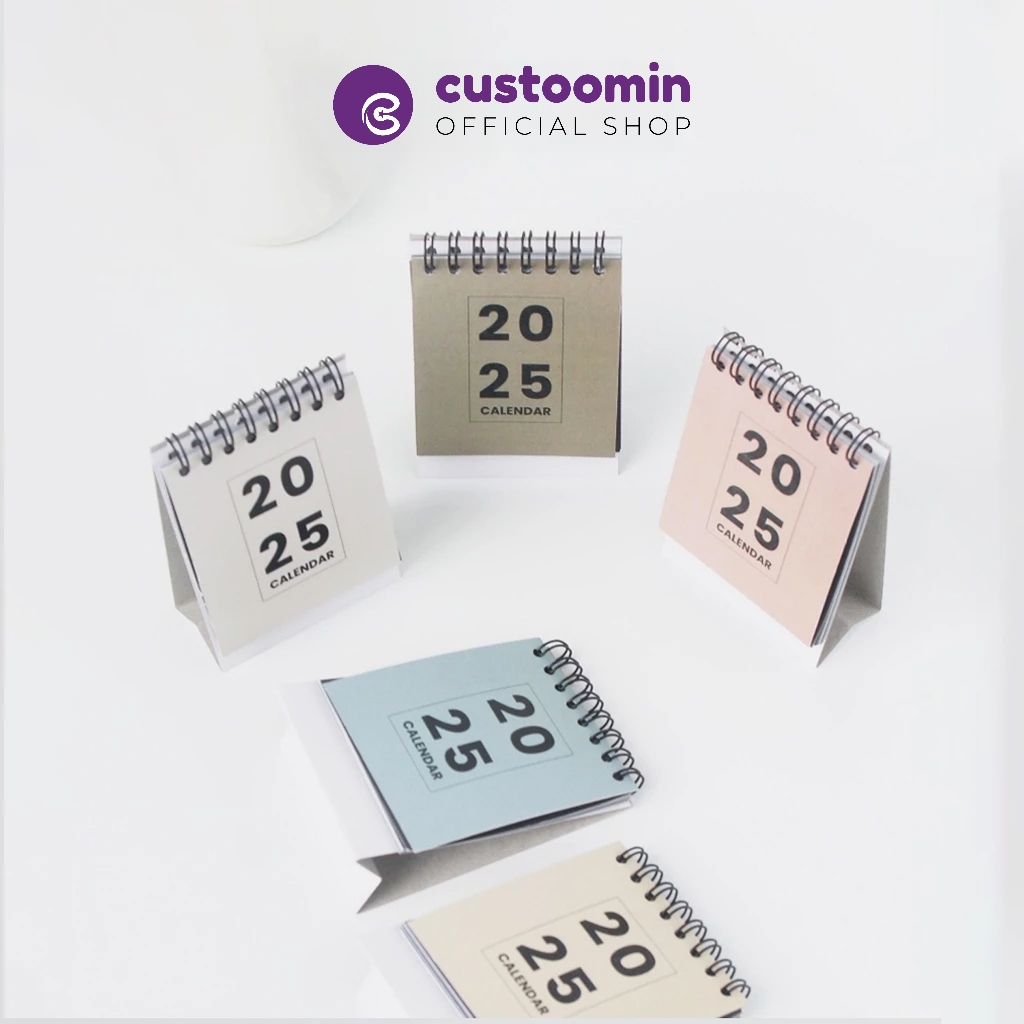 

Kalender Meja 2025 #Colour Black (Ukuran A7 7,5x10,5 cm ) - Kalender 2026 | Custoom.in