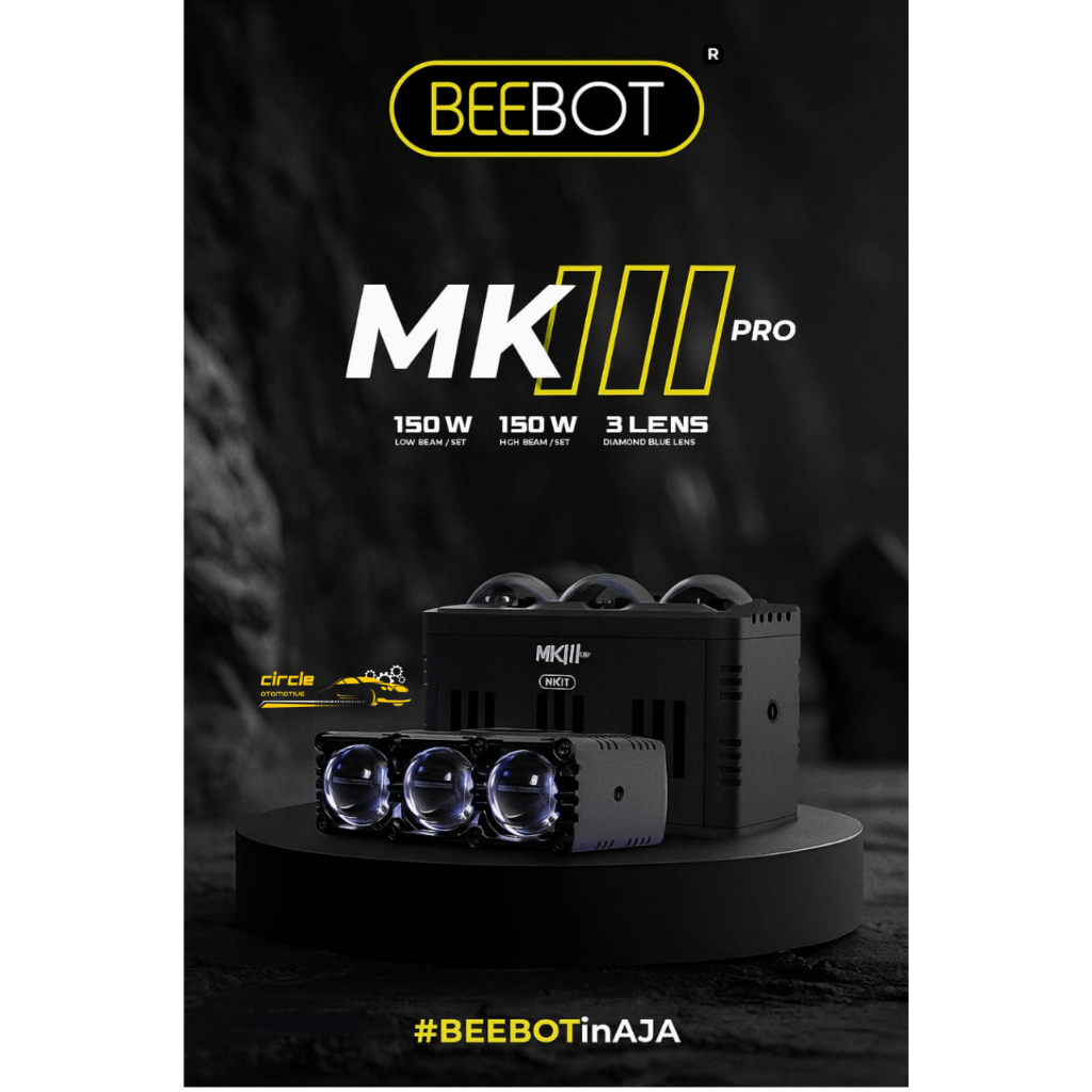 BEEBOT FOGLAMP MK3 PRO 150 WATT - 3 MATA