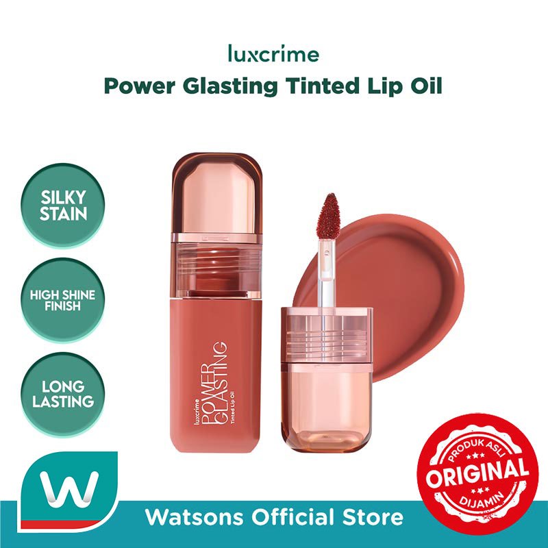 Luxcrime Power Glasting Tinted Lip Oil - Cocoa